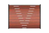 Сэндвич-панели и алюминиевый молдинг (Распашные)