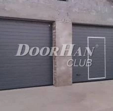 Секционные гаражные ворота с калиткой, фото 13